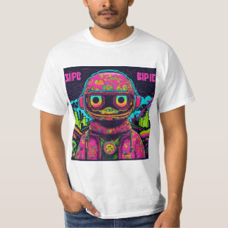 Retro japanische urbane Mode inspiriert Cartoon t  T-Shirt