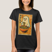 Retro Japanischer Geist Eating Ramen Kawaii Art T-Shirt (Vorderseite)