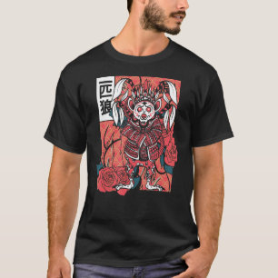 Retro Japanischer Ratten Hausbesitzer für Rodent T-Shirt