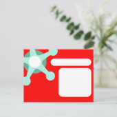 Retro-Jax. Postkarte (Stehend Vorderseite)