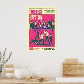 Retro Jazz Festival Poster Los Angeles 1996 Art (Küche)