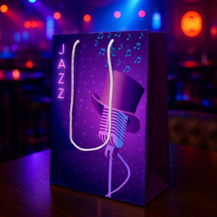 Retro Jazz Gastgeschenk Bag Mittlere Geschenktüte