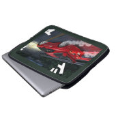 Retro-JDM-MK4-Supra-Drift-Anime-Stil-Laptop-Hülle Laptopschutzhülle (Vorne Knopf)