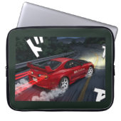 Retro-JDM-MK4-Supra-Drift-Anime-Stil-Laptop-Hülle Laptopschutzhülle (Vorderseite)