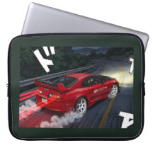 Retro-JDM-MK4-Supra-Drift-Anime-Stil-Laptop-Hülle