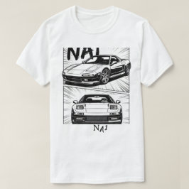 Retro-JDM-NA1-NSX-Sportwagen-Manga-Panel-T-Shirt T-Shirt