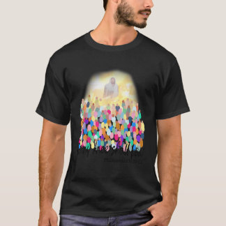 Retro Jedes Knie Bow Gott Faith Jesus Christi T-Shirt