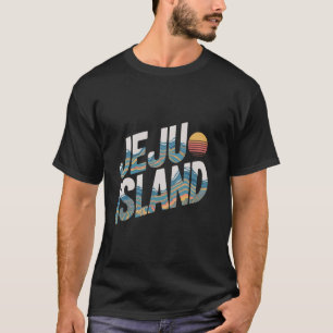 Retro Jeju Island Nature Explorer Liebe Südkorea T-Shirt