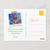 Retro Jellybeans Pop Kinder Foto Geburtstag Vielen Postkarte (Rückseite)