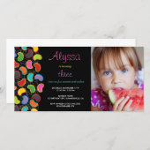 Retro JellybobohnenPop Sweet Candy Whimsical Gebur (Vorne/Hinten)