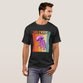 Retro Jellyfish 1 T-Shirt (Vorne ganz)