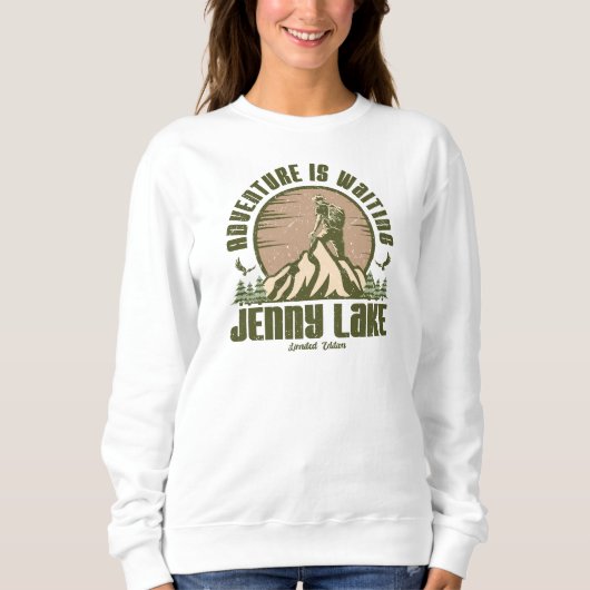 Retro Jenny Lake Hike Sweatshirt (Vorderseite)