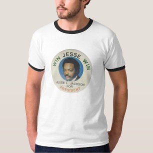 Retro Jesse Jackson für Präsidenten Ringer T-Shi T-Shirt