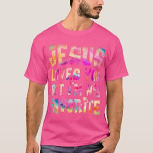 Retro Jesus liebt dich, aber ICH bin sein Favorit  T-Shirt