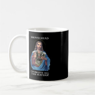 Retro Jesus Shovelhead Ich vergebe allen Hassern B Kaffeetasse