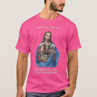 Retro Jesus Shovelhead ich verzeihe allen Haters B T-Shirt