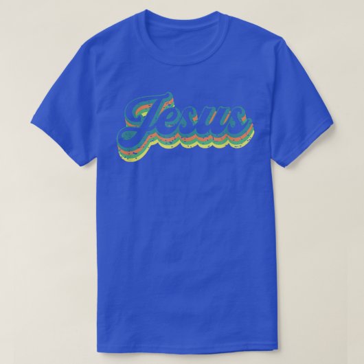 Retro Jesus T-Shirt Christlich T-Shirt Glaube T-Sh (Design vorne)