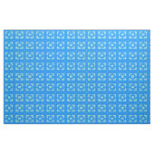 Retro Jet Set Blue Trellis Fabric Stoff (Yard (91,4 cm))