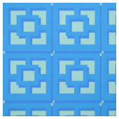 Retro Jet Set Blue Trellis Fabric Stoff (Muster)