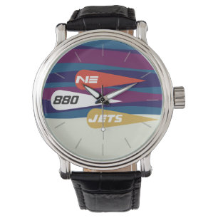 Retro-Jet-Zeitalter-Jet-Stil Armbanduhr