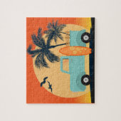 Retro Jigsaw Puzzle surfen (Vertikal)