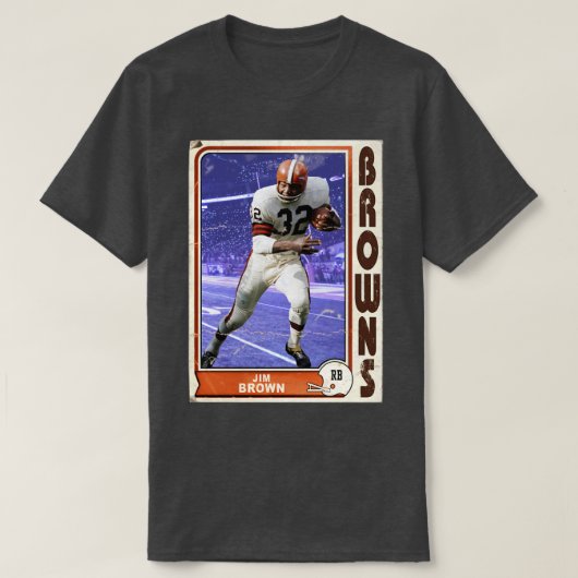 Retro Jim Brown Trading d T-Shirt (Design vorne)