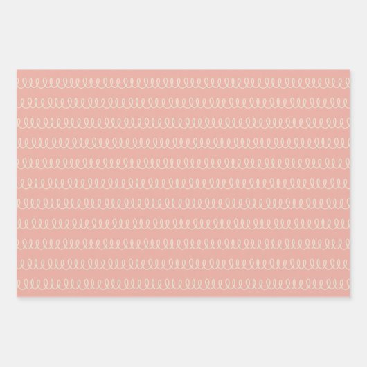 Retro Jingle Bells Christmas Wrapping Paper Set Geschenkpapier Set (Vorderseite 3)