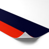 Retro-Jitterbug-Tanzplakatbild Poster (Ecke)