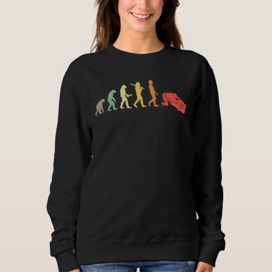 Retro Jiu Jitsu Evolution für Jiu Jitsu-Praxis Sweatshirt (Vorderseite)