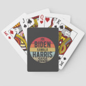 Retro Joe Biden Kamala Harris 2020 Spielkarten (Rückseite)