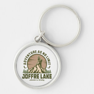 Retro Joffre Lake Wanderung Schlüsselanhänger