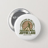Retro Joffre Lake Wine Button (Vorne & Hinten)