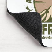 Retro Joffre Lake Wine Mousepad (Ecke)
