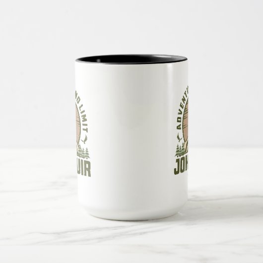 Retro John Muir Hike Tasse (Zentrum)