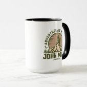 Retro John Muir Hike Tasse (VorderseiteRechts)