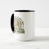 Retro John Muir Hike Tasse (Vorderseite Links)