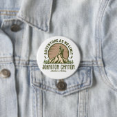 Retro Johnston Canyon Wanderung Button (Beispiel)