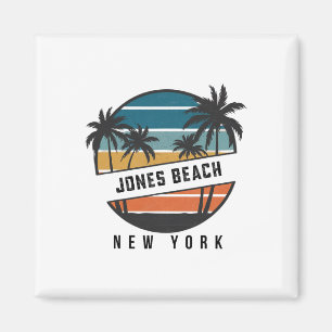 Retro Jones Beach New York Surfbrett Surfen Magnet