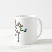 Retro Joshua-Baum-Tasse Kaffeetasse (VorderseiteRechts)