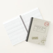 Retro-Journal-Notebook Notizblock (Innenseite)
