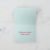 Retro Joy Christmas Card Feiertagskarte (Innenseite)