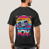 Retro Joy T - Shirt - Vintager Farbburst (Rückseite)