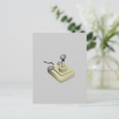 Retro Joysticks Postkarte (Stehend Vorderseite)