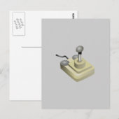 Retro Joysticks Postkarte (Vorne/Hinten)