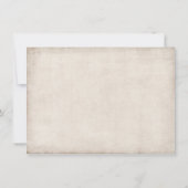 Retro-Jubiläum-Party Einladung mit Foto (Rückseite)