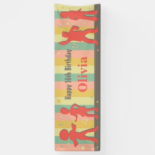 Retro jugendlich banner (Vertikal)