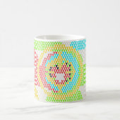 Retro-Jugendstil-Muster Kaffeetasse (Mittel)