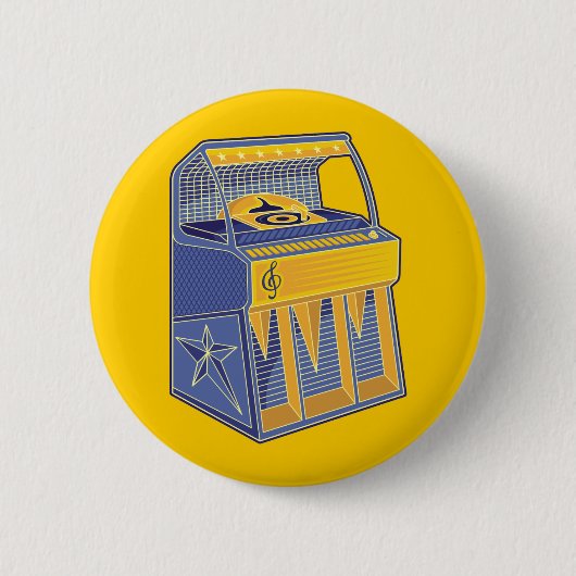 Retro Jukebox Button (Vorderseite)