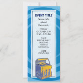 Retro Jukebox Einladung (Rückseite)