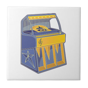 Retro Jukebox Fliese